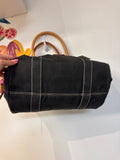 Dooney & Bourke Black Canvas Shoulder Bag, 18"x11"