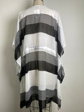 New Swimsuits for All White/Black Swim Coverup, 18/20