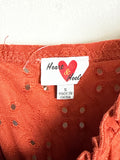 Heart & Heels Eyelet Romper, S