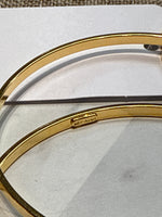 Ben Amun Gold Bangle Bracelets, Set of 3