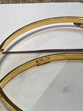 Ben Amun Gold Bangle Bracelets, Set of 3