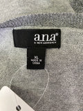 a.n.a. Gray/Silver Metallic Sweater, XL