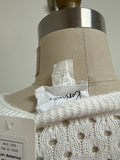 Kori America White Sweater, L
