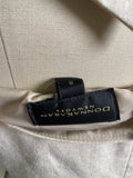 Donna Karan Linen Halter Dress, 8