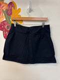 Pact Organic Blue Cotton Skort Skirt, L
