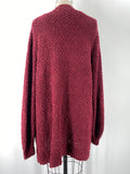 Zenana Burgundy Cardigan, XL