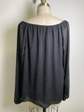 Ann Taylor Black Top, L