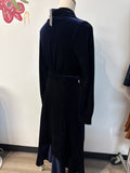 As U Wish Blue Velvet Dress, S