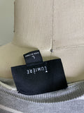 Lumiere Gray Stripe Dress, L