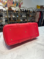 MCM Pink Satchel, 15.5"x9"x7.5"