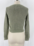 American Eagle Green Cardigan, S