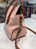 New Dooney & Bourke Blush Pink Crossbody Satchel, 11"x9"
