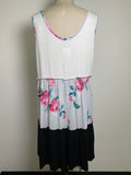 Hemish USA White/Black Dress, XL