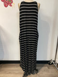 Heimish U.S.A. Black Stripe Dress, L