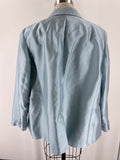 Talbots Blue Silk Blend Jacket, 20W
