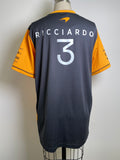 Castore Yellow McLaren F1 Team Daniel Ricciardo Jersey, L