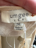 Umgee Cream Top, 2XL
