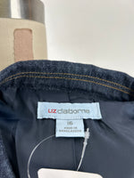 Liz Claiborne Denim Blazer Jacket, 16