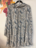 Grace + Karma Blue Dress, 1X