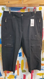 Jamie Sadock Black Athletic 17" Inseam Pants, 12