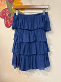 C'isa Blue Strapless Romper, S