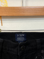 J. Crew Black Essential Straight Jeans, 29 (8)