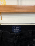 J. Crew Black Essential Straight Jeans, 29 (8)
