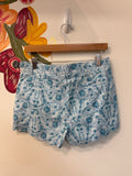 New Lauren James Blue Scallop Shorts, M