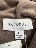 Evereve Hooded Velour Pullover, S