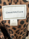 New Charter Club Animal Print Vest, S