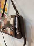 Brighton Meadow Flap Crossbody Bag, 11"x6.5" (retail $485)