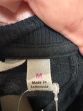 Athleta Black Criss Cross Front Tunic Sweater, M