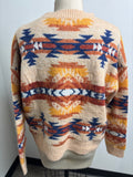 Lucky Brand Print Sweater, L