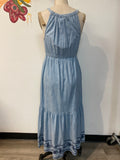 St. John's Bay Blue 100% Cotton Dress, S