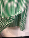 Loft Green Gingham Skirt, 6