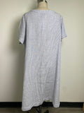 Tahari Blue Linen Dress, 2X