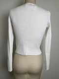 Willow & Wind White Sweater, S