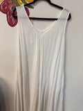 Goa by Japna White Swim Coverup Jumpsuit, M