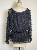 New Debbie Shuchat Black Top, L