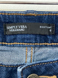 Simply Vera Boot Cut 31" Inseam Jeans, 8