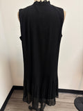 DKNY Black Pleated Dress, 14