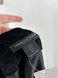 Christian Siriano Black Velvet Jacket, M