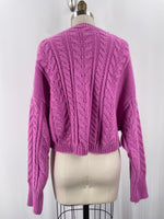 Hippie Rose Purple Sweater, M