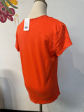 Isaac Mizrahi Live Orange Top, M