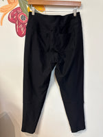 Avalanche Black Pocket Athletic Leggings, XL