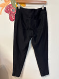 Avalanche Black Pocket Athletic Leggings, XL