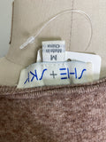 She + Sky Brown Sweater, M