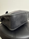 Vintage Coach Black Leather Style 9163 Shoulder Bag, 11"x9.5"