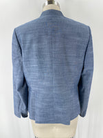 Kasper Blue Blazer Jacket, 12 Petite