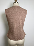 She + Sky Brown Sweater, M